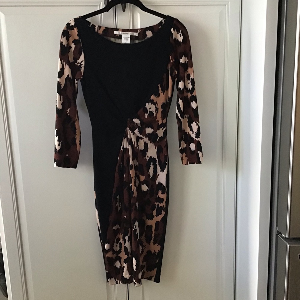 Animal print dress